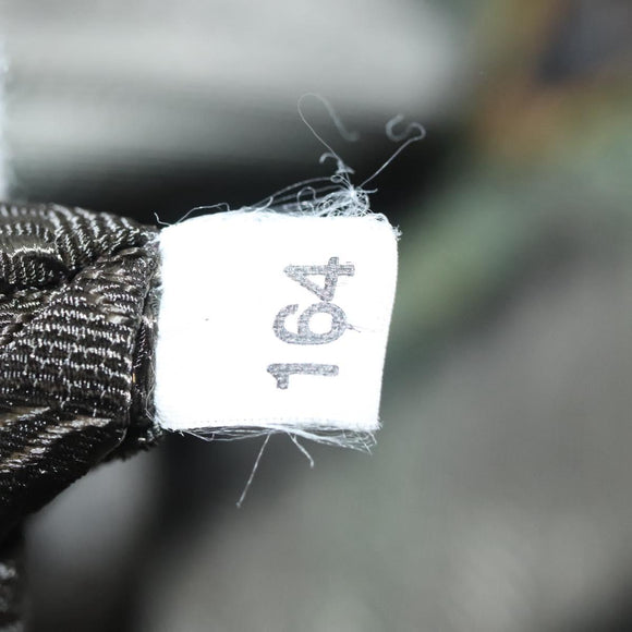 PRADA Waist bag Nylon Khaki Silver Auth ki5828