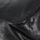 Chloe Tote Bag Leather Black Silver Auth ki5834-17