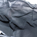 Chloe Tote Bag Leather Black Silver Auth ki5834-22