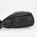 Chloe Tote Bag Leather Black Silver Auth ki5834-3