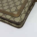 GUCCI GG Supreme Web Sherry Line Shoulder Bag PVC Beige 41 02 090 Auth ki5836-14