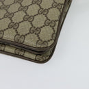 GUCCI GG Supreme Web Sherry Line Shoulder Bag PVC Beige 41 02 090 Auth ki5836-16