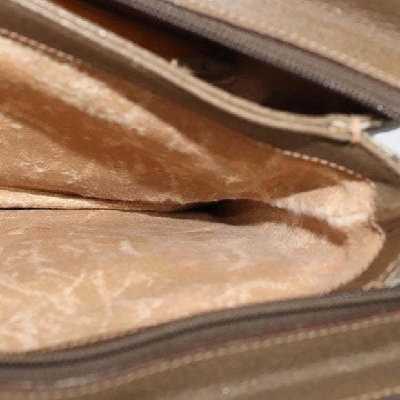 GUCCI GG Supreme Web Sherry Line Shoulder Bag PVC Beige 41 02 090 Auth ki5836