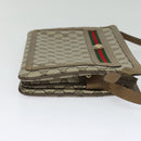 GUCCI GG Supreme Web Sherry Line Shoulder Bag PVC Beige 41 02 090 Auth ki5836-4