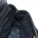 GUCCI Bamboo Hand Bag Suede 2way Black Gold 007 1793 0238 Auth ki5837-21