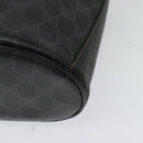 GUCCI GG Supreme Web Sherry Line Shoulder Bag PVC Black 904 02 081 Auth ki5838-14