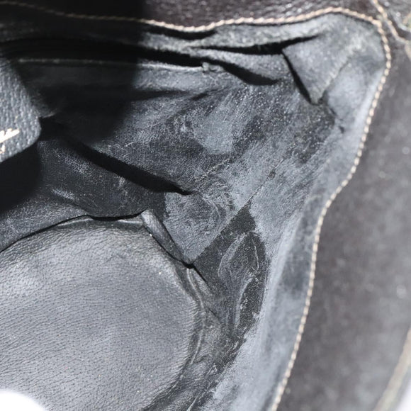 GUCCI GG Supreme Web Sherry Line Shoulder Bag PVC Black 904 02 081 Auth ki5838