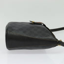 GUCCI GG Supreme Web Sherry Line Shoulder Bag PVC Black 904 02 081 Auth ki5838-5