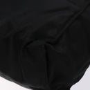 PRADA Tote Bag Nylon Leather Black Silver Auth ki5841-8