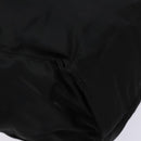 PRADA Tote Bag Nylon Leather Black Silver Auth ki5841-17