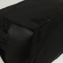 PRADA Clutch Bag Nylon Leather Black Silver Auth ki5843-15