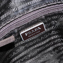 PRADA Shoulder Bag Nylon Khaki Silver Auth ki5844-20