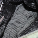 PRADA Shoulder Bag Nylon Khaki Silver Auth ki5844-10