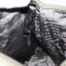 PRADA Shoulder Bag Nylon Khaki Silver Auth ki5844-22