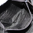 PRADA Shoulder Bag Nylon Khaki Silver Auth ki5844-23