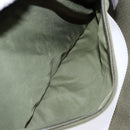 PRADA Shoulder Bag Nylon Khaki Silver Auth ki5844-24