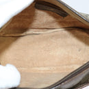 GUCCI GG Supreme Web Sherry Line Shoulder Bag PVC Beige 39 02 032 Auth ki5847-10