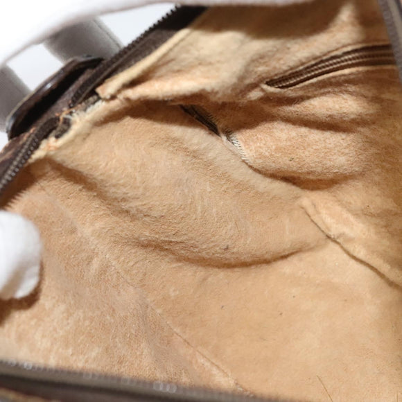 GUCCI GG Supreme Web Sherry Line Shoulder Bag PVC Beige 39 02 032 Auth ki5847