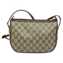 GUCCI GG Supreme Web Sherry Line Shoulder Bag PVC Beige 39 02 032 Auth ki5847-2