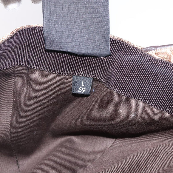 GUCCI GG Canvas Baseball Cap L Beige Red Green 200035 Auth ki5852