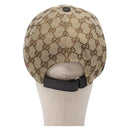 GUCCI GG Canvas Baseball Cap L Beige Red Green 200035 Auth ki5852-2