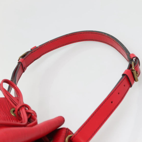 LOUIS VUITTON Epi Noe Shoulder Bag Red M44007 LV Auth ki5853