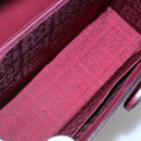 CARTIER Must Line Hand Bag Leather Bordeaux Gold Auth ki5854-10