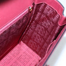 CARTIER Must Line Hand Bag Leather Bordeaux Gold Auth ki5854-18