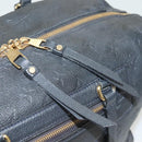 LOUIS VUITTON Monogram Empreinte Lumineuse PM Tote Bag Black M93410 Auth ki5855-19