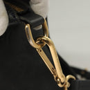 LOUIS VUITTON Monogram Empreinte Lumineuse PM Tote Bag Black M93410 Auth ki5855-10