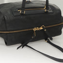LOUIS VUITTON Monogram Empreinte Lumineuse PM Tote Bag Black M93410 Auth ki5855-6