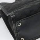 GUCCI GG Canvas Shoulder Bag Black Silver 110292 Auth ki5866-13