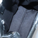 GUCCI GG Canvas Shoulder Bag Black Silver 110292 Auth ki5866-15