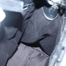 GUCCI GG Canvas Shoulder Bag Black Silver 110292 Auth ki5866-16