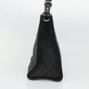 GUCCI GG Canvas Shoulder Bag Black Silver 110292 Auth ki5866-4