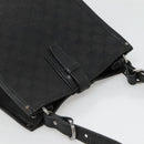 GUCCI GG Canvas Shoulder Bag Black Silver 110292 Auth ki5866-6