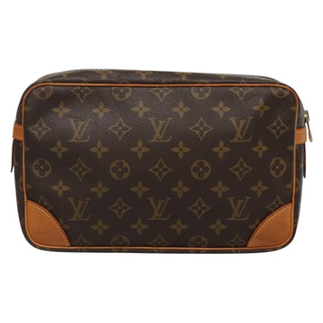 LOUIS VUITTON Monogram Compiegne 28 Clutch Bag M51845 LV Auth ki5867 - 0