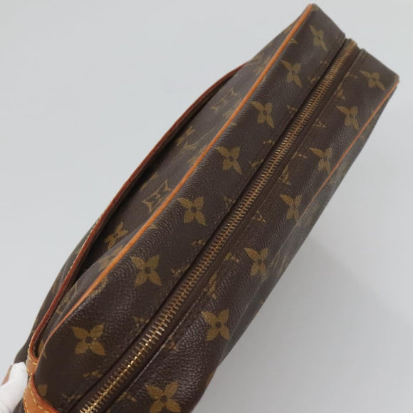 LOUIS VUITTON Monogram Compiegne 28 Clutch Bag M51845 LV Auth ki5867