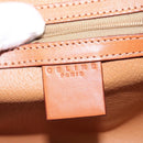 CELINE Macadam Canvas Hand Bag PVC Leather Brown Gold Auth ki5869-19