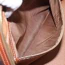 CELINE Macadam Canvas Hand Bag PVC Leather Brown Gold Auth ki5869-11