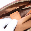 CELINE Macadam Canvas Hand Bag PVC Leather Brown Gold Auth ki5869-12