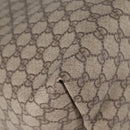 GUCCI GG Supreme Tote Bag PVC Brown Gold 201482 Auth ki5870A-8