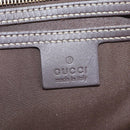 GUCCI GG Supreme Tote Bag PVC Brown Gold 201482 Auth ki5870A-19