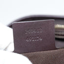 GUCCI GG Supreme Tote Bag PVC Brown Gold 201482 Auth ki5870A-12