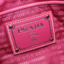 PRADA Tote Bag Nylon 2way Pink Silver Auth ki5875-17