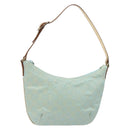 GUCCI GG Canvas Accessory Pouch Light Blue Gold 005 0813 Auth ki5876-1