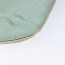 GUCCI GG Canvas Accessory Pouch Light Blue Gold 005 0813 Auth ki5876-16