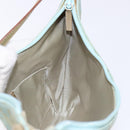 GUCCI GG Canvas Accessory Pouch Light Blue Gold 005 0813 Auth ki5876-18