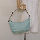 GUCCI GG Canvas Accessory Pouch Light Blue Gold 005 0813 Auth ki5876-21