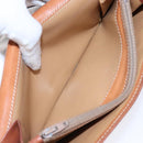 CELINE Macadam Canvas Shoulder Bag PVC Leather Brown Gold Auth ki5877-10